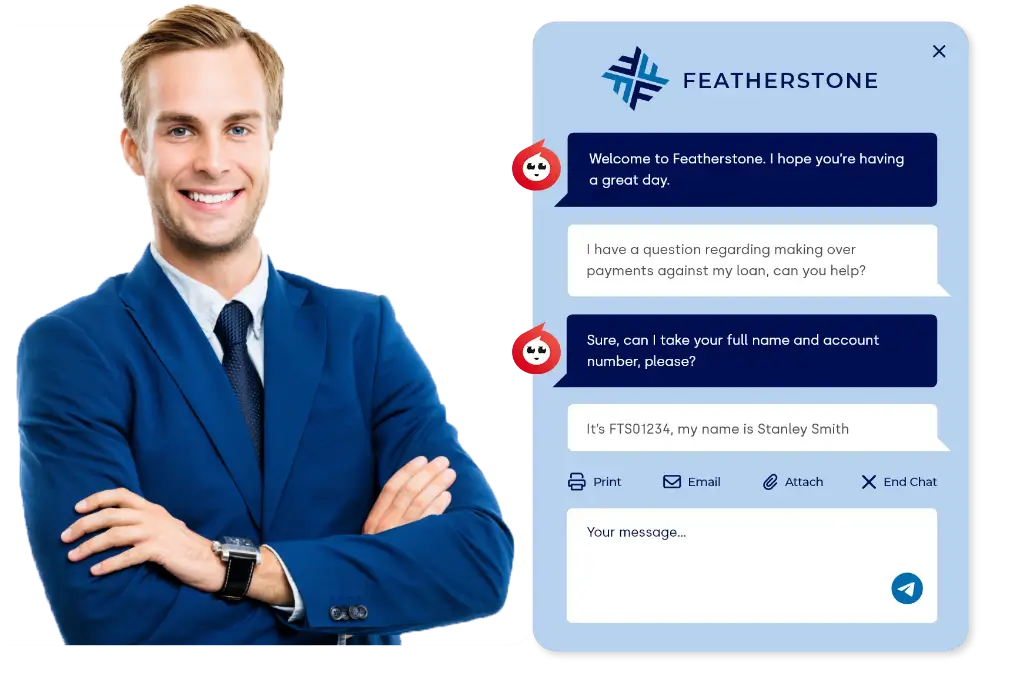 A finance manager amazed by Arti the AI Agent