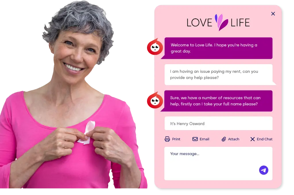 A volunteer amazed by Arti the AI Agent