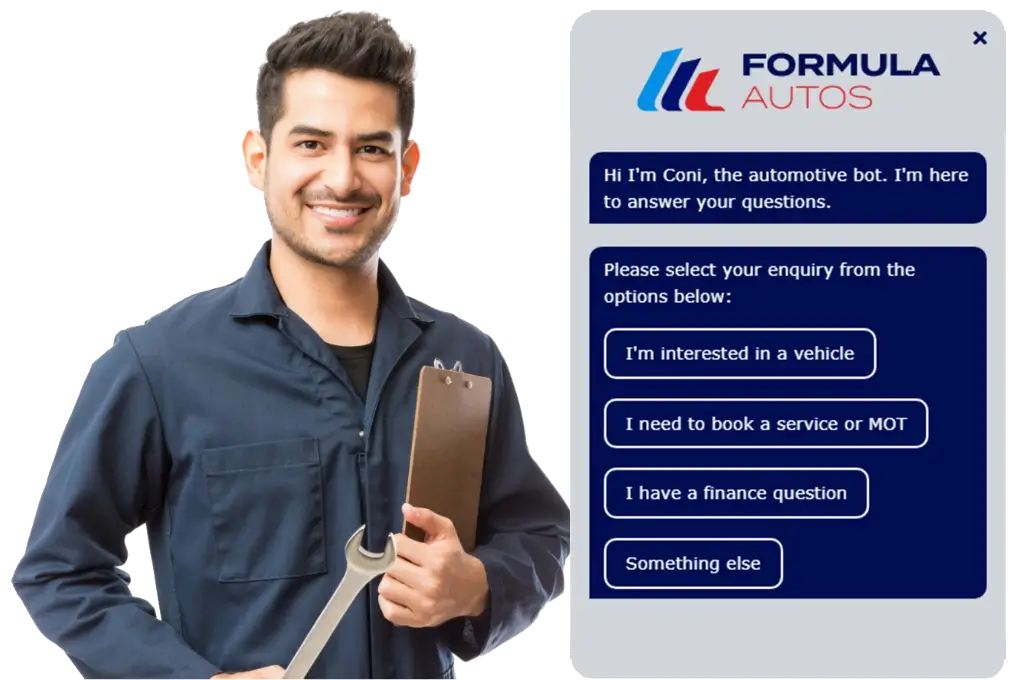 Mechanic impressed with the rule-based chatbot