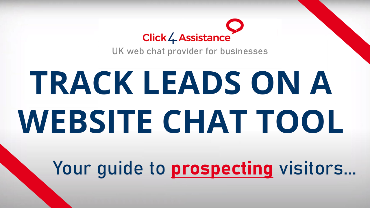 Track leads on your website chat tools.