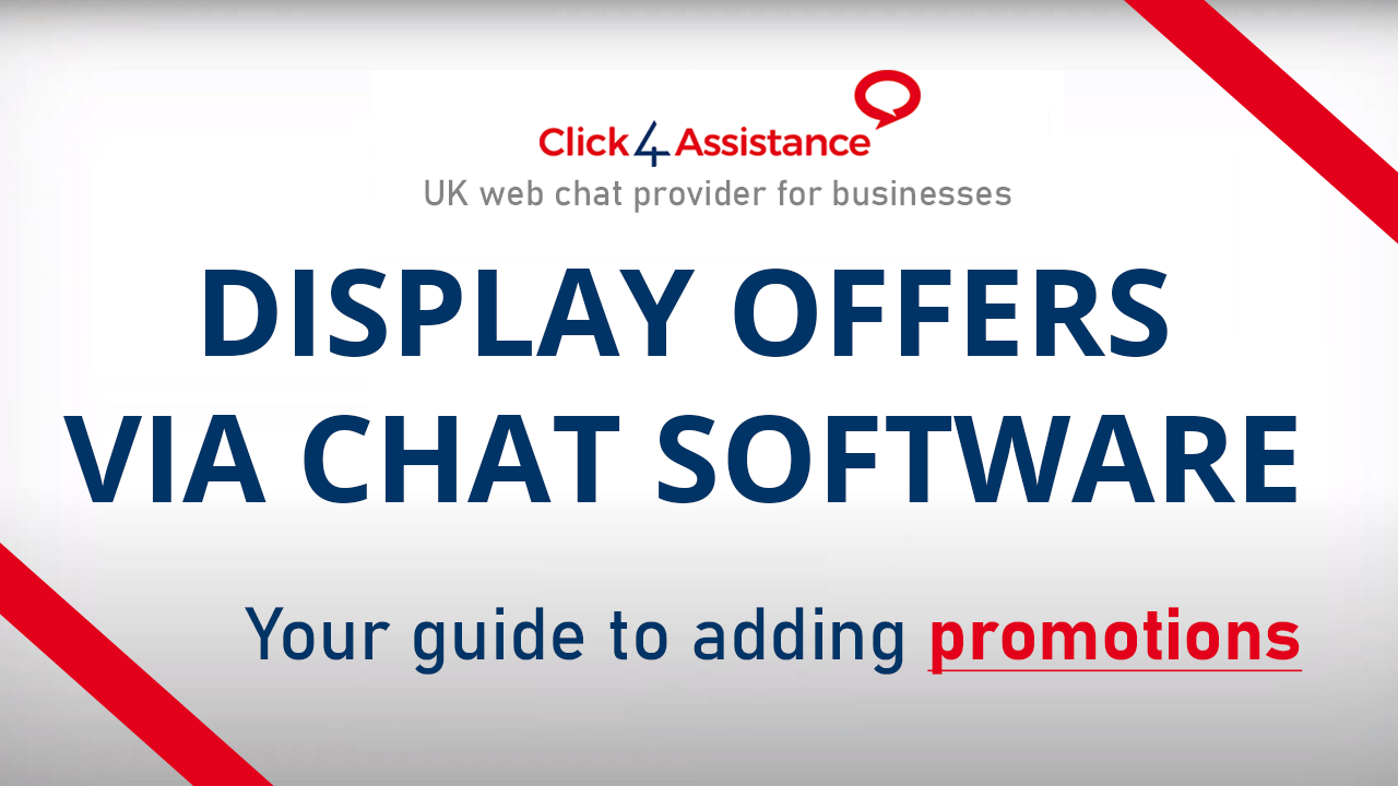 Use Promotions to display offers to your website visitors.